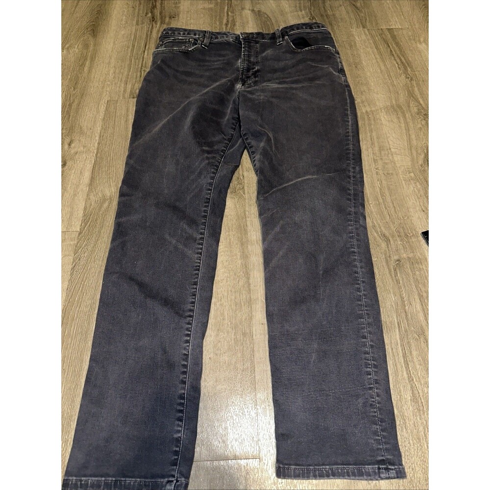 Men’s 33x30American Eagle  Skinny Next Level Flex Gray/Black Acid Wash Jeans